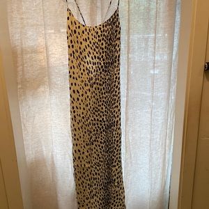 Animal print reformation dress